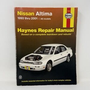 Nissan Altima 1993-2001 All Models Haynes Repair Manual 72015 Teardown Rebuild